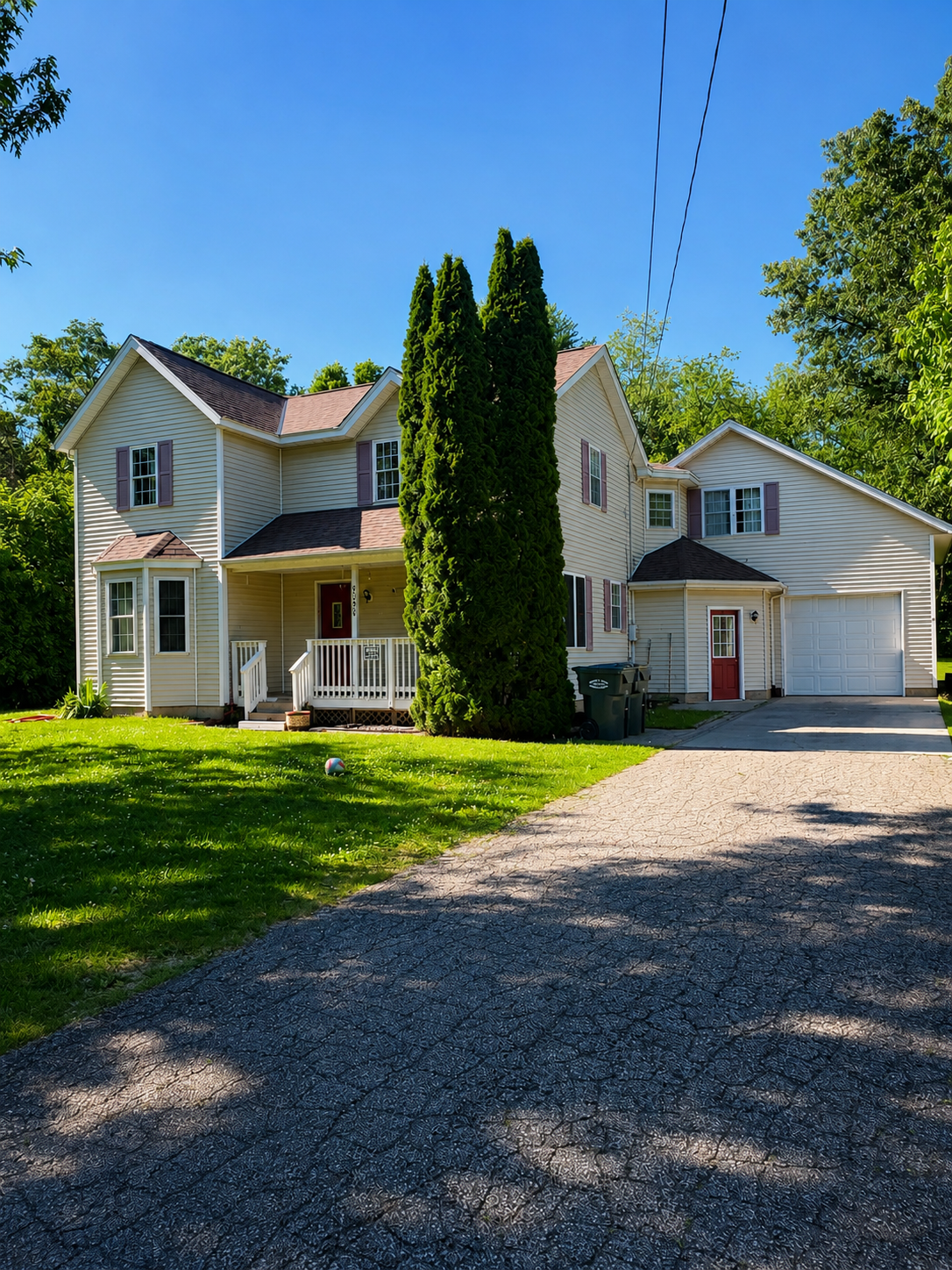 Exterior of 9050 Almena Drive in Kalamazoo, Michigan
